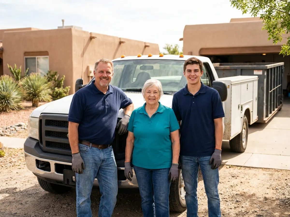 Sandia Dumpster Rental dumpster rental service team in Rio Rancho, NM